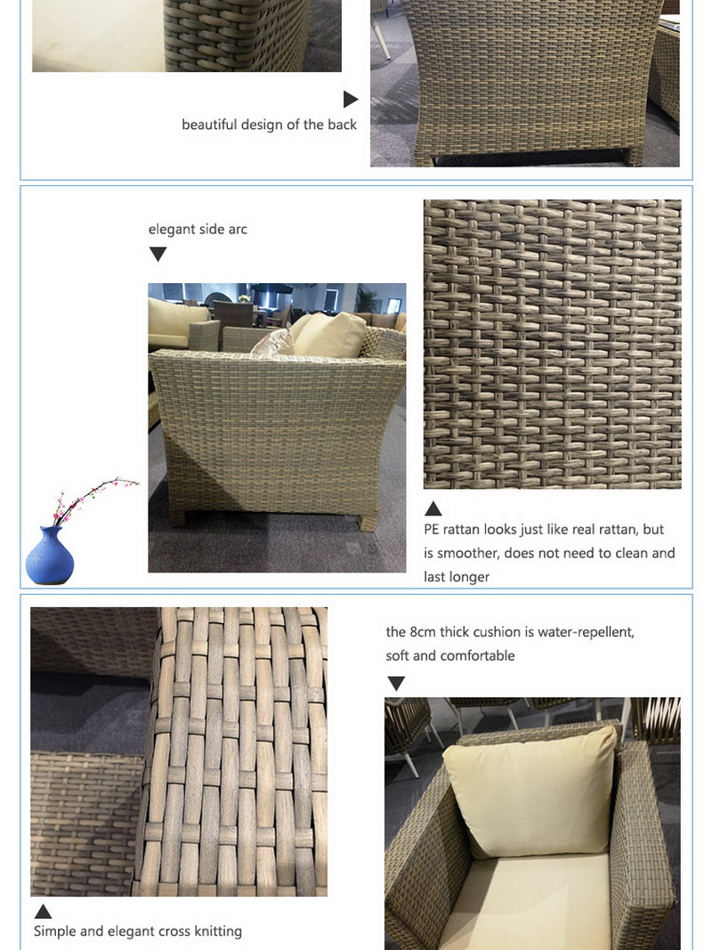 outdoor wicker sofa