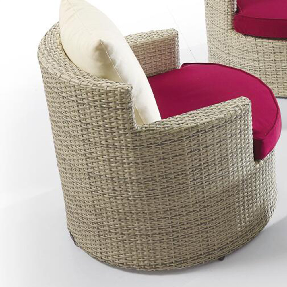 Cheap Small 2 Seater Rattan Garden Corner Sofa Set Sale