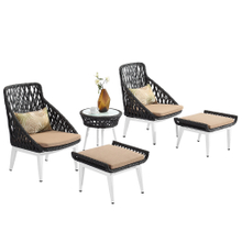 Restaurant Outdoor Garden Rattan Lounge Sofa Set