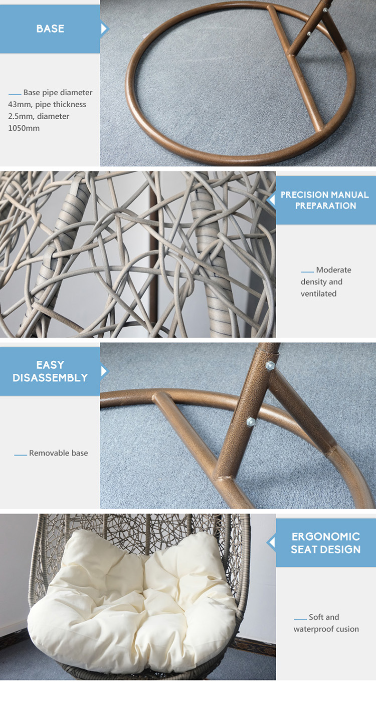 reclining outdoor swing