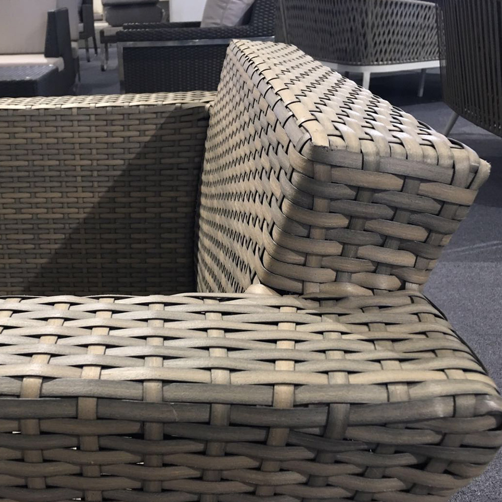 Outdoor Patio 2 Seater Rattan Wicker Sofa Set
